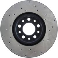 StopTech Sport Cross Drilled Brake Rotor; Front Right