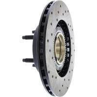 Stoptech - StopTech Sport Cryo Cross Drilled Brake Rotor Front Left 128.65035CL - Image 2