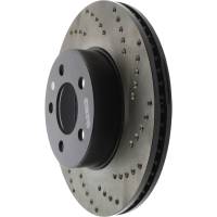 Stoptech - StopTech Sport Cryo Cross Drilled Brake Rotor Front Left 128.65082CL - Image 4