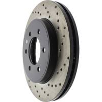 Stoptech - StopTech Sport Cryo Cross Drilled Brake Rotor Front Left 128.65100CL - Image 4