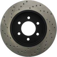 Stoptech - StopTech Sport Cross Drilled Brake Rotor Front Left 128.65100L - Image 1