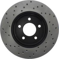 Stoptech - StopTech Sport Cryo Cross Drilled Brake Rotor Front Left 128.65107CL - Image 2