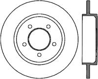 StopTech Sport Cross Drilled Brake Rotor Rear Right 128.65108R