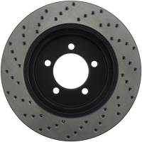 StopTech Sport Cross Drilled Brake Rotor Front Left 128.65118L