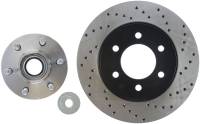 StopTech Sport Cross Drilled Brake Rotor Front Left 128.65128L