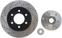 StopTech Sport Cross Drilled Brake Rotor Front Right 128.65128R