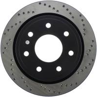 Stoptech - StopTech Sport Cross Drilled Brake Rotor Rear Left 128.65133L - Image 1