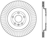 StopTech Sport Cross Drilled Brake Rotor Rear Right 128.65137R