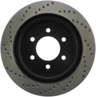 Stoptech - StopTech 2019 Ford Raptor w/ Electronic Parking Brake Sport Cross Drilled Left Rear Rotor - 128.65153L - Image 2