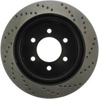 StopTech Sport Cross Drilled Brake Rotor Rear Right 128.65153R