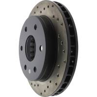 Stoptech - StopTech Sport Cryo Cross Drilled Brake Rotor Front Right 128.66009CR - Image 4