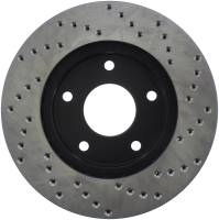 StopTech Sport Cross Drilled Brake Rotor Front Right 128.66038R