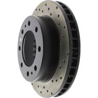 Stoptech - StopTech Sport Cryo Cross Drilled Brake Rotor Front Left 128.66042CL - Image 4