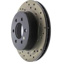 Stoptech - StopTech Sport Cryo Cross Drilled Brake Rotor Front Left 128.67038CL - Image 2