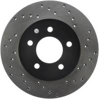 StopTech Sport Cross Drilled Brake Rotor Front Left 128.67039L