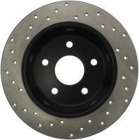 Stoptech - StopTech Sport Cross Drilled Brake Rotor Rear Left 128.67043L - Image 1