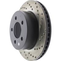 Stoptech - StopTech Sport Cryo Cross Drilled Brake Rotor Front Left 128.67045CL - Image 5