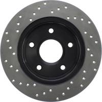 StopTech - StopTech Sport Cryo Cross Drilled Brake Rotor; Rear Left - Image 2