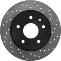 StopTech - StopTech Sport Cryo Cross Drilled Brake Rotor; Rear Left - Image 3