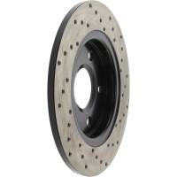 StopTech - StopTech Sport Cryo Cross Drilled Brake Rotor; Rear Right - Image 3