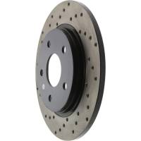 StopTech - StopTech Sport Cryo Cross Drilled Brake Rotor; Rear Right - Image 5