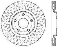 StopTech Sport Cross Drilled Brake Rotor; Front Left