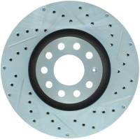 StopTech - StopTech Select Sport Drilled and Slotted Brake Rotor; Front Left - Image 2