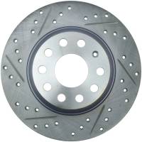 StopTech - StopTech Select Sport Drilled and Slotted Brake Rotor; Rear Right - Image 2