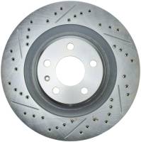 StopTech - StopTech Select Sport Drilled and Slotted Brake Rotor; Rear Right - Image 2