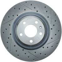 StopTech - StopTech Select Sport Drilled and Slotted Brake Rotor; Front Left - Image 2