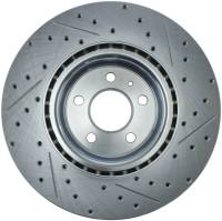 StopTech - StopTech Select Sport Drilled and Slotted Brake Rotor; Front Right - Image 2