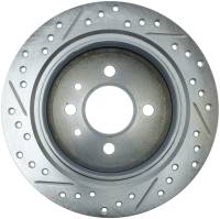 StopTech - StopTech Select Sport Drilled and Slotted Brake Rotor; Rear Left - Image 2