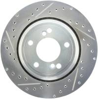 StopTech - StopTech Select Sport Drilled and Slotted Brake Rotor; Rear Right - Image 2