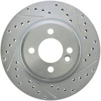 StopTech - StopTech Select Sport Drilled and Slotted Brake Rotor; Front Left - Image 2