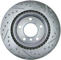 StopTech - StopTech Select Sport Drilled and Slotted Brake Rotor; Rear Right - Image 2