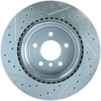 StopTech - StopTech Select Sport Drilled and Slotted Brake Rotor; Rear Left - Image 2