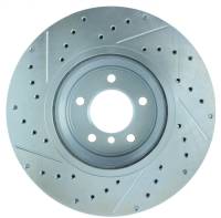 StopTech - StopTech Select Sport Drilled and Slotted Brake Rotor; Front Left - Image 2