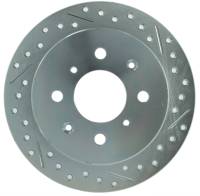 StopTech - StopTech Select Sport Drilled and Slotted Brake Rotor Rear Left 227.40017L - Image 1