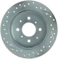 StopTech - StopTech Select Sport Drilled and Slotted Brake Rotor Rear Left 227.40017L - Image 2