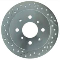 StopTech Select Sport Drilled and Slotted Brake Rotor Rear Right 227.40017R