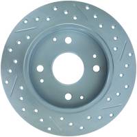 Stoptech - StopTech Select Sport Drilled and Slotted Brake Rotor Rear Right 227.40024R - Image 2