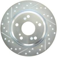 StopTech Select Sport Drilled and Slotted Brake Rotor Rear Right 227.40050R