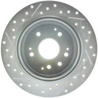 StopTech - StopTech Select Sport Drilled and Slotted Brake Rotor; Rear Left - Image 2