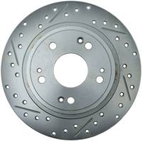 StopTech Select Sport Drilled and Slotted Brake Rotor Rear Right 227.40068R