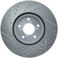 StopTech - StopTech Select Sport Drilled and Slotted Brake Rotor Front Left 227.40071L - Image 2