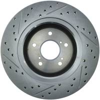 StopTech - StopTech Select Sport Drilled and Slotted Brake Rotor; Front Left - Image 2