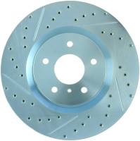 StopTech - StopTech Select Sport Drilled and Slotted Brake Rotor Front Right 227.42076R - Image 1