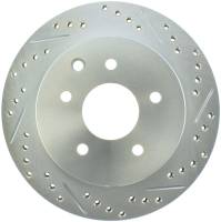 Stoptech - StopTech Select Sport Drilled and Slotted Brake Rotor Rear Left 227.42077L - Image 1