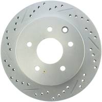 StopTech Select Sport Drilled and Slotted Brake Rotor Rear Right 227.42077R