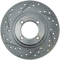 StopTech Select Sport Drilled and Slotted Brake Rotor Front Right 227.44004R